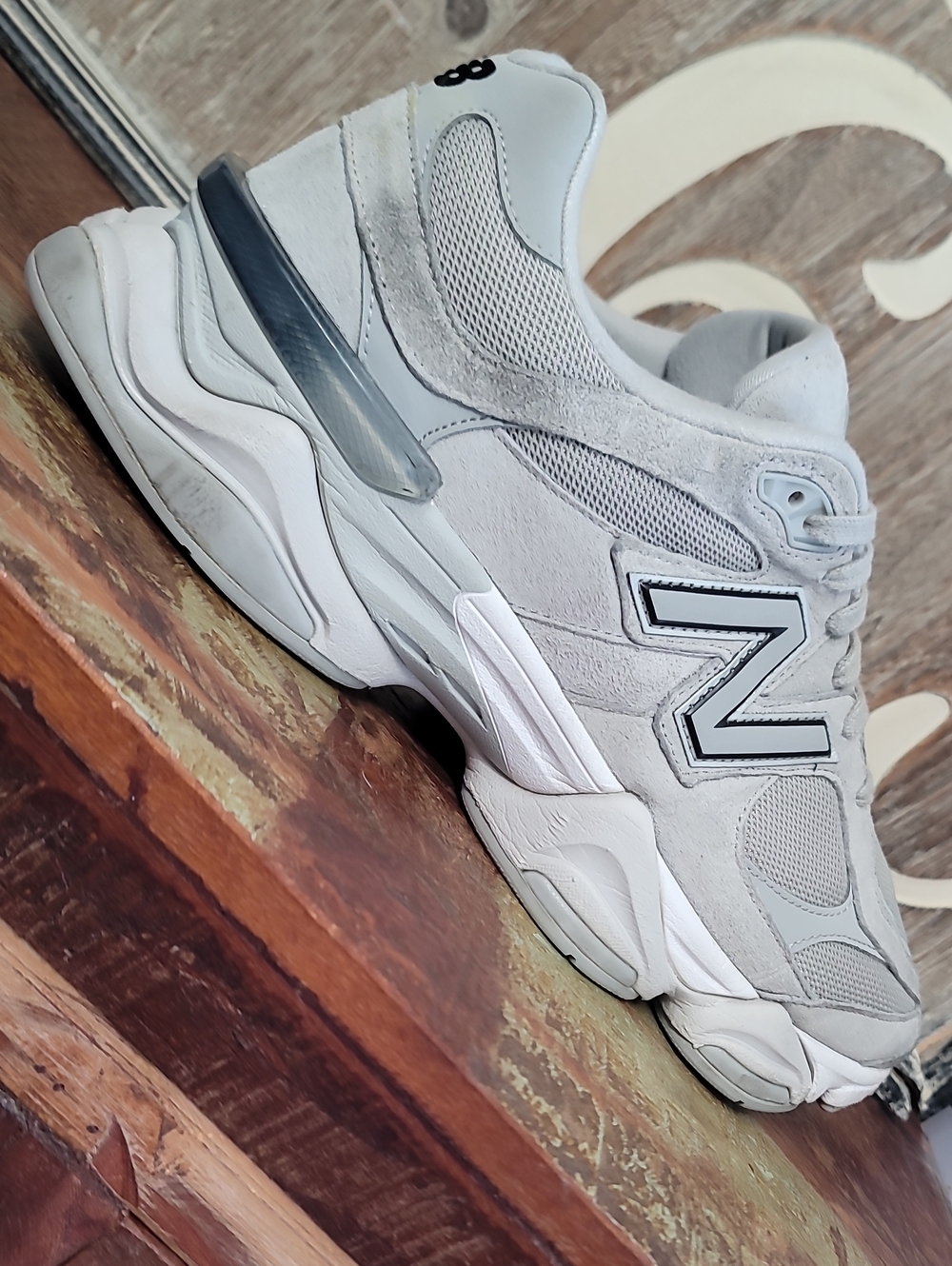 New Balance 9060 "Silver Metallic/Grey" Mens 13 Good Condition Fast Shipping - Picture 13 of 16